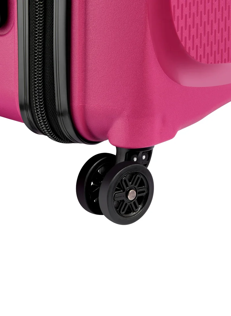 DELSEY Paris Raspberry Delsey Belmont + 55cm Trolley, Cabin Size, Raspberry Color, TSA Lock, Inner Mesh Zipper Pocket, Hard Top Polycarbonate Material,8 Wheels,5 Years International Warranty.  | Best Price UAE
